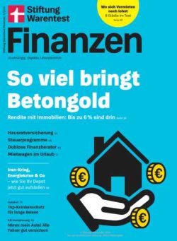 Stiftung Warentest Finanzen – Mai 2026