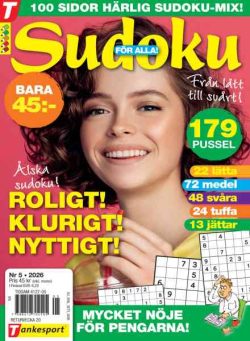 Sudoku for Alla – April 2026
