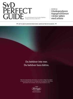 SvD Perfect Guide – 21 Mars 2026