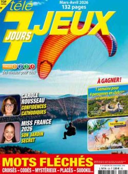 Tele 7 Jours Jeux – Mars-Avril 2026