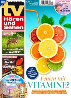 TV Horen und Sehen – 17 April 2026
