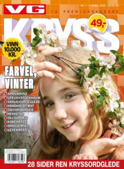 VG Kryssord – 7 April 2026
