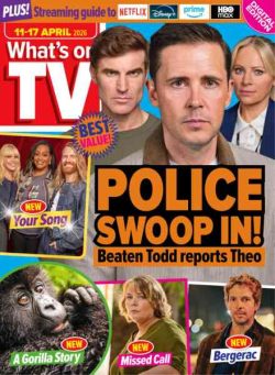 What’s on TV – 11 April 2026