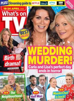 What’s on TV – 18 April 2026