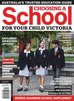 Choosing a School for Your Child VIC – Issue 37 2026