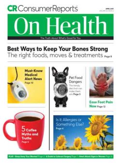 Consumer Reports on Health – April 2018