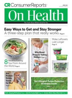 Consumer Reports on Health – April 2020