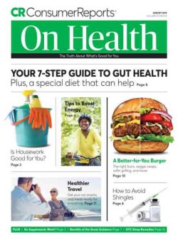 Consumer Reports on Health – August 2019