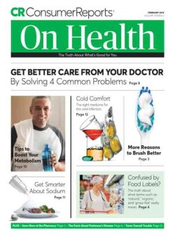 Consumer Reports on Health – February 2019