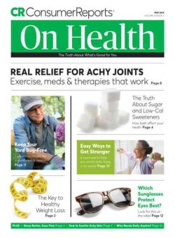 Consumer Reports on Health – May 2019