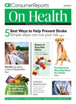 Consumer Reports on Health – November 2017