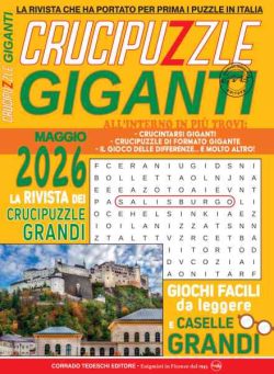 Crucipuzzle Giganti – Maggio 2026