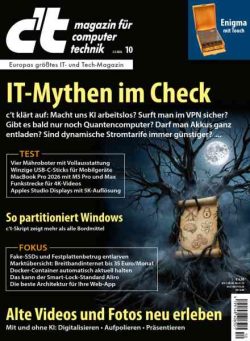 c’t Magazin Fur Computertechnik – 02 Mai 2026