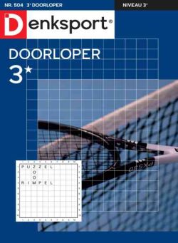 Denksport Doorloper 3 – 13 Mei 2026