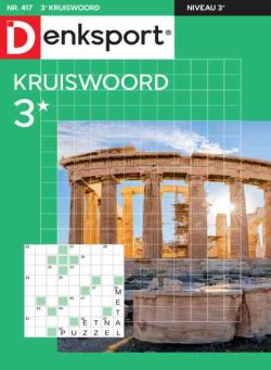 Denksport Kruiswoord 3 – 13 Mei 2026