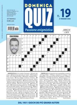 Domenica Quiz – 21 Maggio 2026