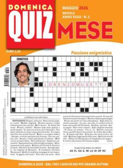 Domenica Quiz Mese – Maggio 2026