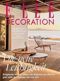 Elle Decoration Germany – Juli-August 2024