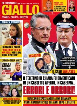Giallo – 29 Aprile 2026