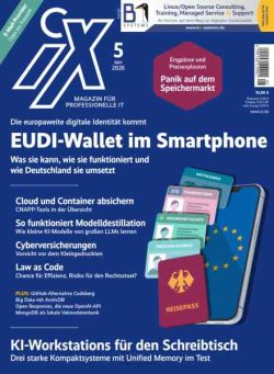 iX – Magazin fur professionelle IT – Mai 2026