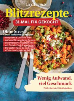 LandGenuss – Blitzrezepte 31-Mal Fix Gekocht 2026