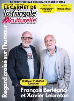 Le Carnet de La Fringale Culturelle – 28 Avril 2026