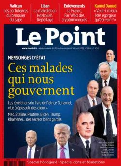 Le Point – 30 Avril 2026