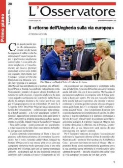 L’Osservatore – 16 Maggio 2026