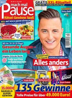 Mach mal Pause – 12 Mai 2026