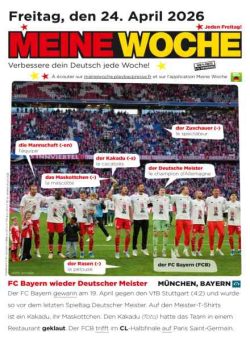 Meine Woche – 23 April 2026