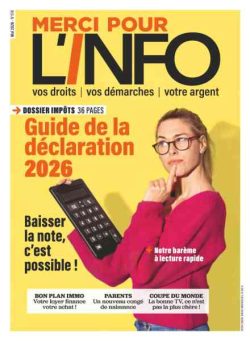 Merci Pour L’info – 27 Avril 2026