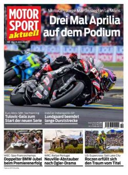 Motorsport aktuell – 12 Mai 2026