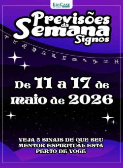 Previsoes da Semana – 11 Maio 2026