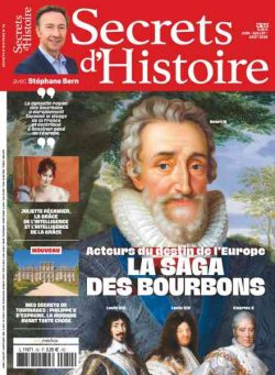 Secrets d’Histoire – Juin-Juillet-aout 2026