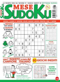 Settimana Sudoku Mese – Maggio 2026