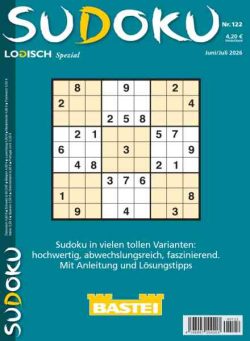 Sudoku Logisch Spezial – Nr 122 2026