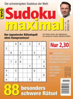 Sudoku Maximal – Nr 3 2026