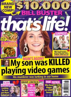 that’s life! Australia – 3 May 2026