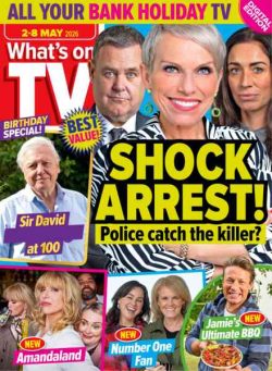 What’s on TV – 2 May 2026