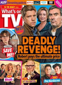 What’s on TV – 9 May 2026