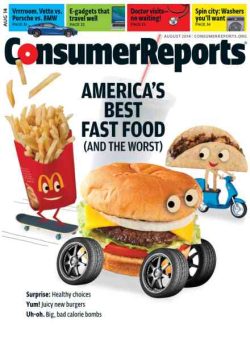 Consumer Reports – August 2014