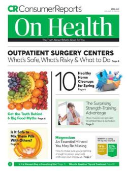 Consumer Reports on Health – April 2017