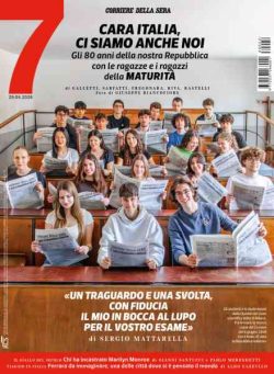 Corriere della Sera Sette – 29 Maggio 2026
