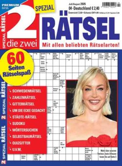Die 2 Spezial Ratsel – Juli-August 2026