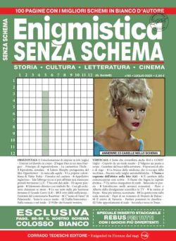 Enigmistica Senza Schema – Luglio 2026