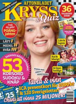 Kryss & Quiz – 25 Maj 2026