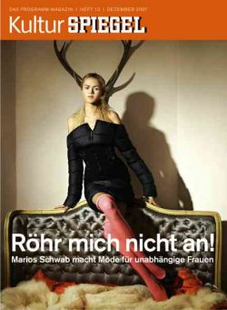 Kultur Spiegel – Dezember 2007
