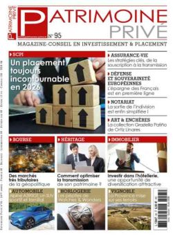 Patrimoine Prive – Juin-Aout 2026