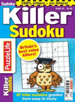 PuzzleLife Killer Sudoku – June 2026