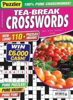 Puzzler Tea-Break Crosswords – Issue 372 2026